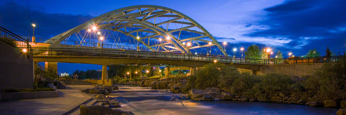 Denver Millennium Bridge and Confluence Park