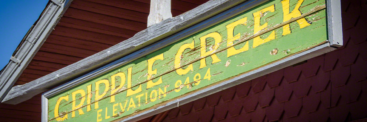 Photos of Cripple Creek Colorado Train and Old House