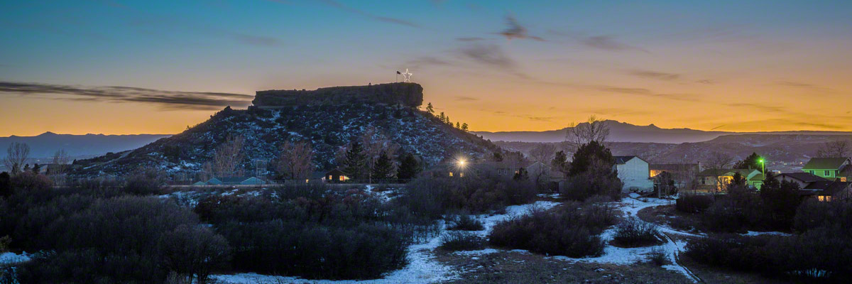 Castle Rock Colorado Winter Photos
