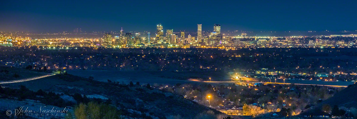 Photos of Denver Colorado Night Skyline