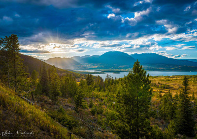 Sunset over Lake Dillon