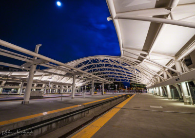 Denver Union Station Train Hall at Night