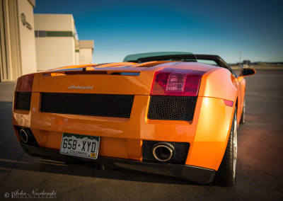 Orange Lamborghini Gallardo