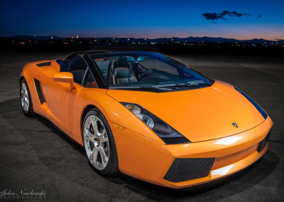 Lamborghini Gallardo at Night