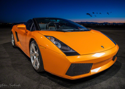 Lamborghini Gallardo at Night