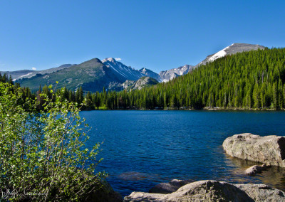 Bear Lake at with Hallett Peak in Rocky Mountain National Park