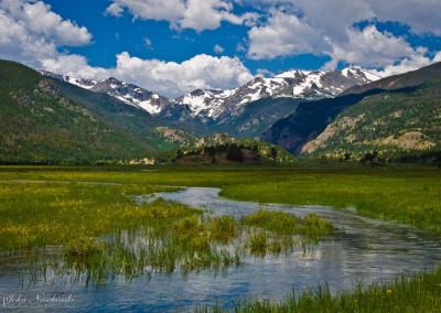 Stream at Beaver Meadows in Rocky Mountain National Park