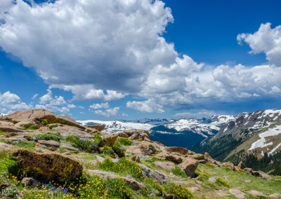 View from RMNP Ridge Trail Road