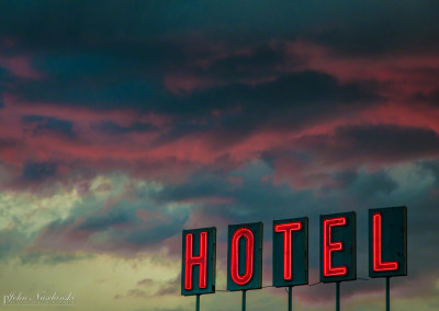 Hotel Sign Near Speer and I25