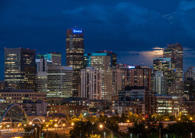 Denver Skyline at Night