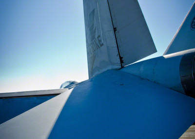 Tail of Colorado National Guard F-18 Hornet