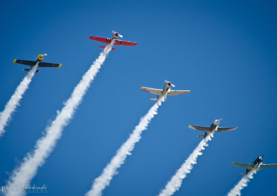 Yakolev Formation Flyby Yak-18