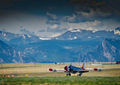 Thunderbirds T-33A Shooting Star Taking Off