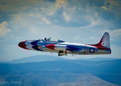 Thunderbirds T-33A Shooting Star Flyby
