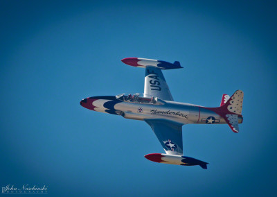 Thunderbirds T-33A Shooting Star Flyby