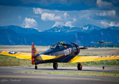 North American T6 Ready for Take off