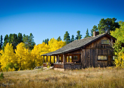 Ranch House off Highway 7 in Estes Park Color