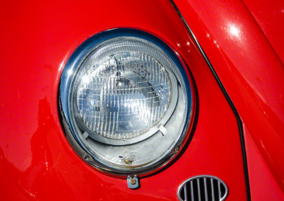 1960 Volkswagen Beetle Headlight Close Up