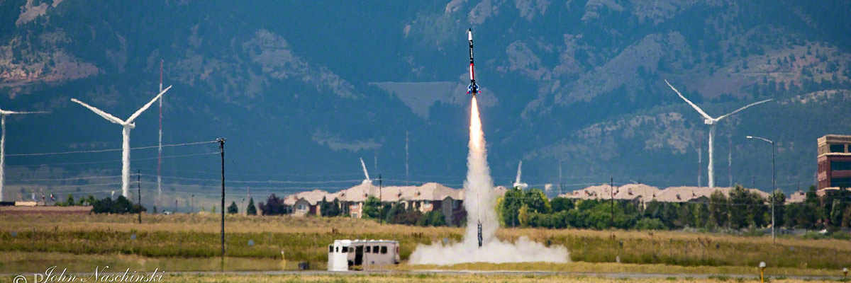 United Launch Alliance Rocket Lift off at Rocky Mountain Airshow