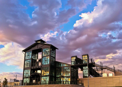 Ligth Rail Station at Park Meadows Mall