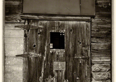 Door to Old Colorado Barn