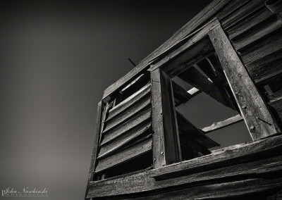 Window of Old Abandoned Cedar House on Rt. 67 #2