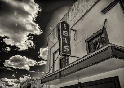 Old Isis Movie Theater in Victor Colorado - Photo 2 B&W