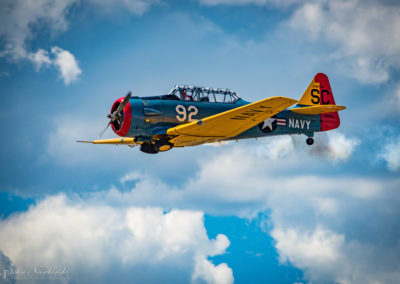 North American T-6G over the Rockies Photo 06