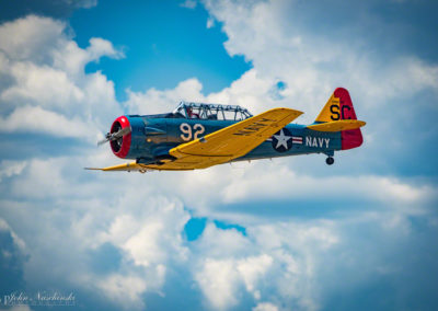 North American T-6G over the Rockies Photo 11