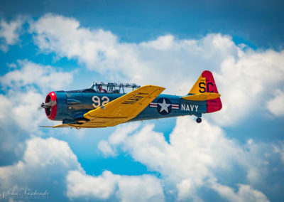 North American T-6G over the Rockies Photo 12