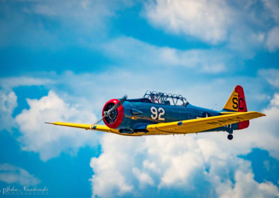 North American T-6G over the Rockies Photo 13