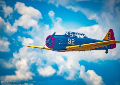 North American T-6G over the Rockies Photo 14