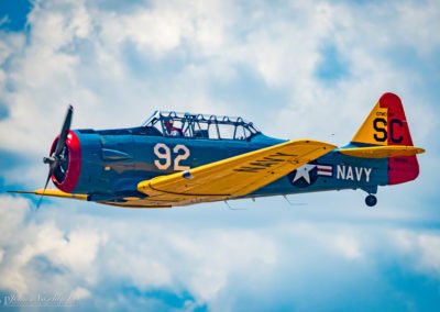 North American T-6G over the Rockies Photo 15