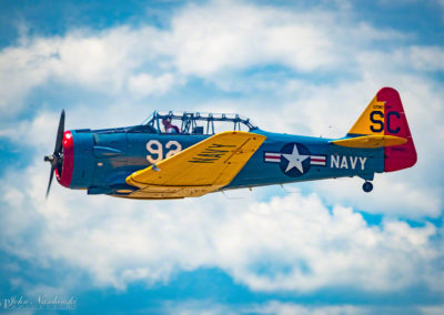 North American T-6G over the Rockies Photo 16