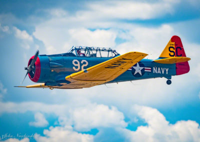 North American T-6G over the Rockies Photo 17