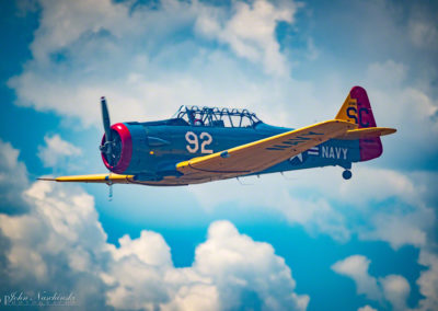 North American T-6G over the Rockies Photo 21