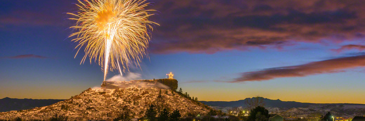 Castle Rock Colorado Starlighting Photos