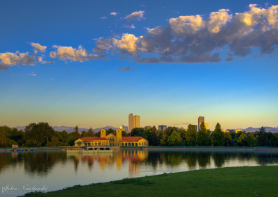 Denver City Park Skyline at Sunrise 02
