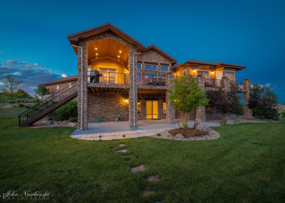 View of Colorado Home from Fire Pit Area