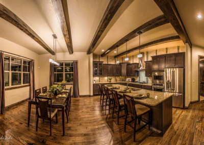 Photo of Colorado Springs Home's Kitchen & Dining Area Wide View