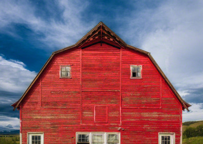 Front of Old Colorado barn in Granby