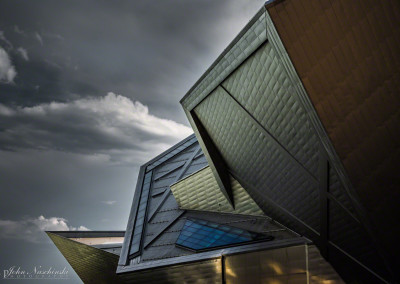 Tinted Photo of Denver Art Museum