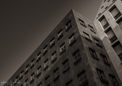 B&W Abstract Photo of Denver Architecture