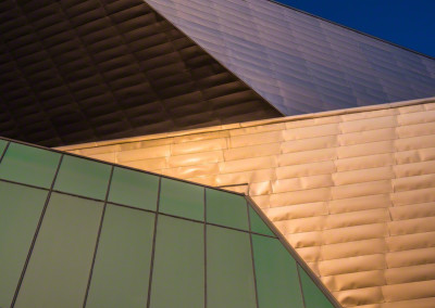 Color Detail Photo of Denver Art Museum West Side