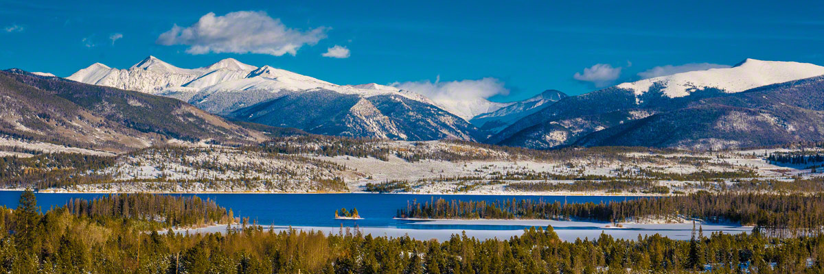 Winter Pictures of Breckenridge Blue River and Lake Dillon Colorado