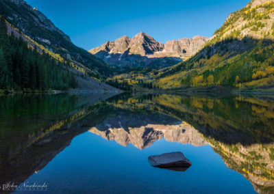 Aspen Maroon Bells Reflections of Fall Colors