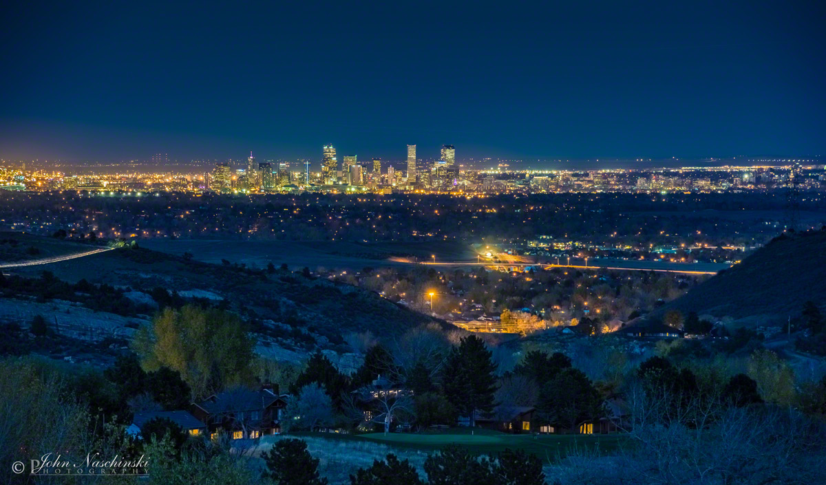 Photos of Denver Colorado Night Skyline