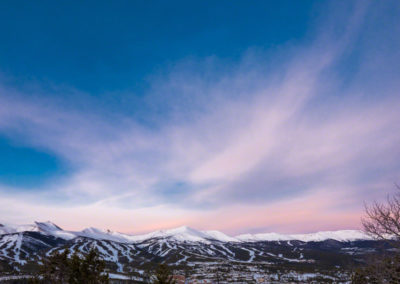 Sunrise over Breckenridge Colorado