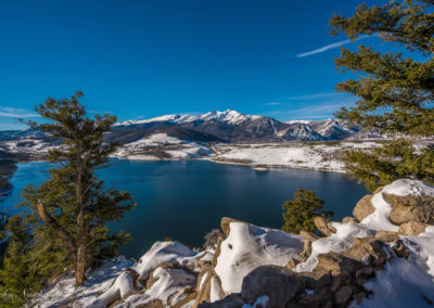 Peak 10 and Lake Dillon taken from Sapphire Point