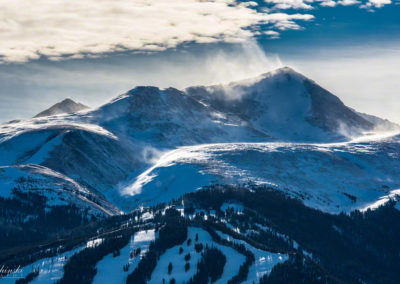 Blowing Snow Atop Breckenridge Peak 9